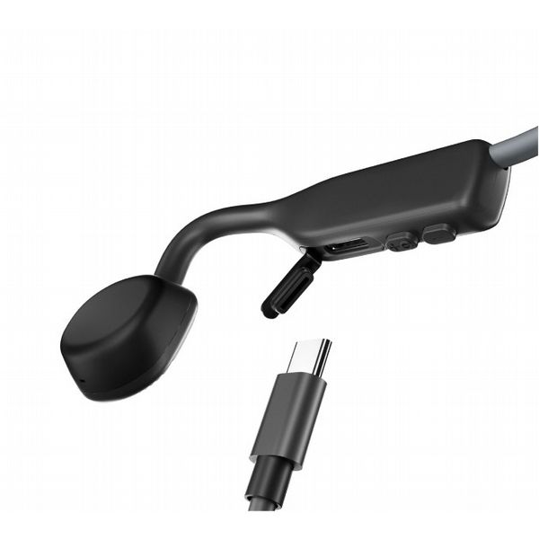 OpenMove Grey Bone Conduction Stereo Bluetooth Headset