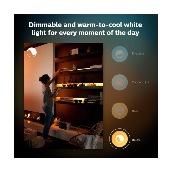 Philips Hue Lightstrip Plus V4 2m base with Bridge Start kit