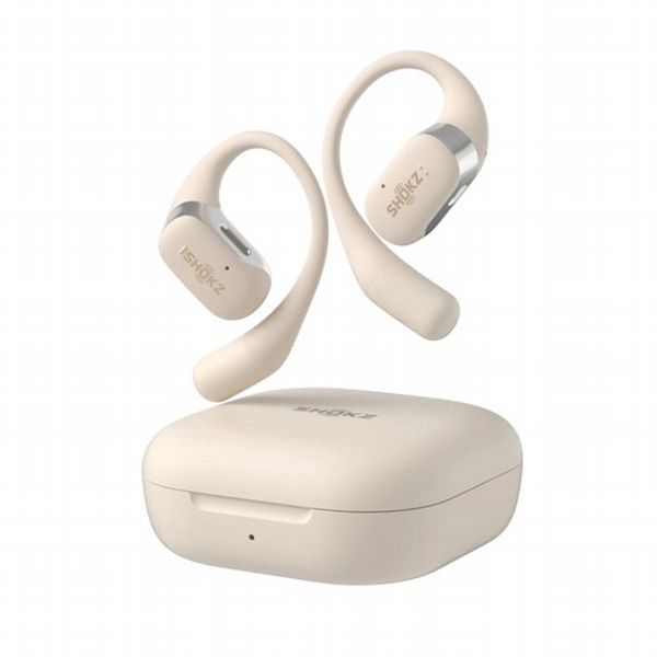 Shokz OpenFit Headphones Beige