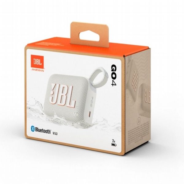 JBL Go 4 Portable Speaker White