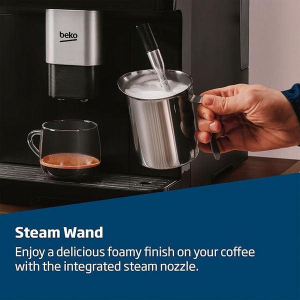 Beko Caffeexperto Automatic Bean to Cup Machine With Steam Wand