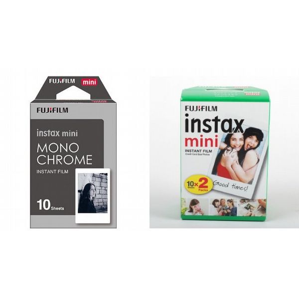 Fuji Instax Mini 99 with 1 x Mini Twin Pack and 1 x Mini Monochrome Pack