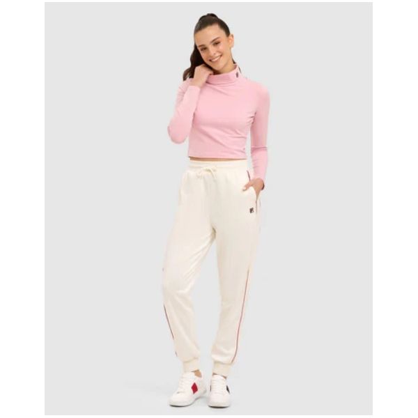 FILA HEIDI WOMENS CROPPED ROLL NECK - PINK NECTAR