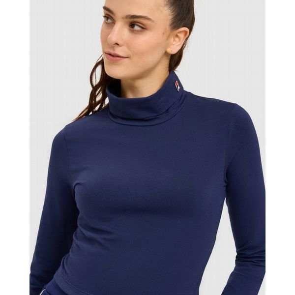 FILA HEIDI WOMENS CROPPED ROLL NECK - FILA NAVY