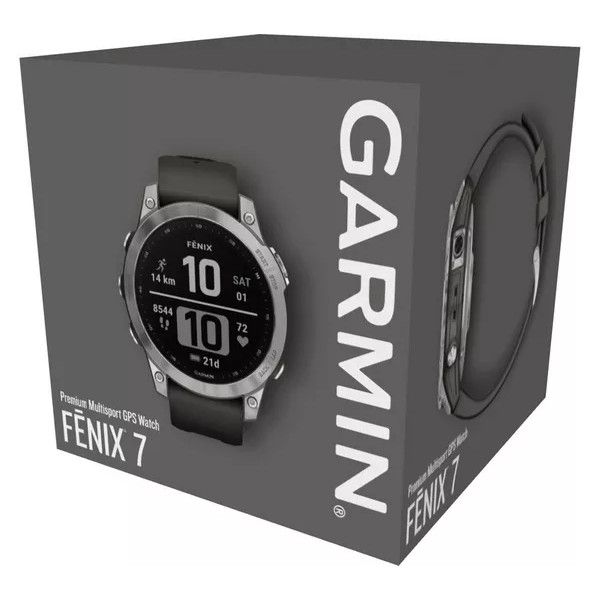 Garmin Fenix 7 - Silver & Graphite, 47 mm