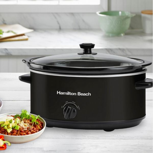 Hamilton Beach 6.5L Slow Cooker Black