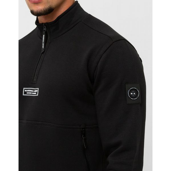 Marshall Artist Siren 1/4 Zip Sweat Black