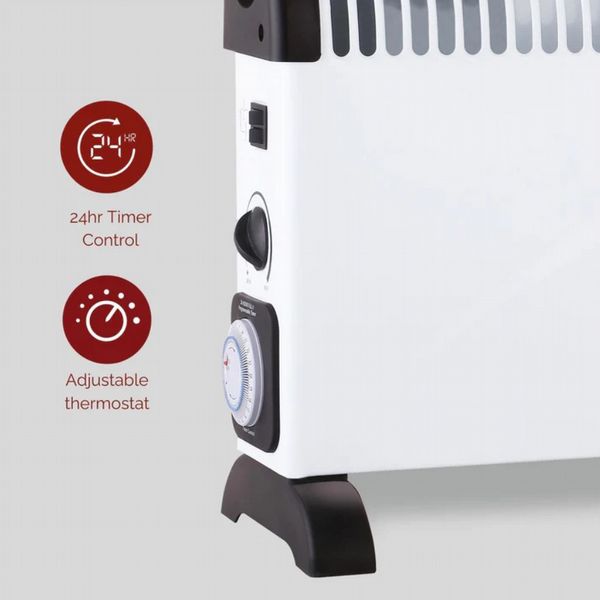 REDIFFUSION CONVECTOR HEATER 2000W WITH TIMER