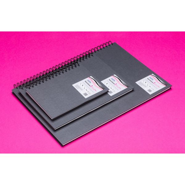 A5 Portrait Pink Ribbon Charity Sketchbook