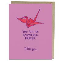 6 Pack Em & Friends Answered Prayer Love Card