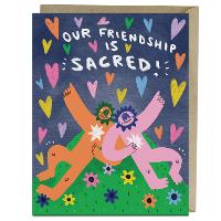 6 Pack Barry Lee for Em & Friends Friendship is Sacred Friendship Card