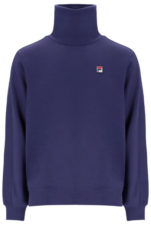 FILA - Noah Fleece Roll Neck Sweater - Peacoat