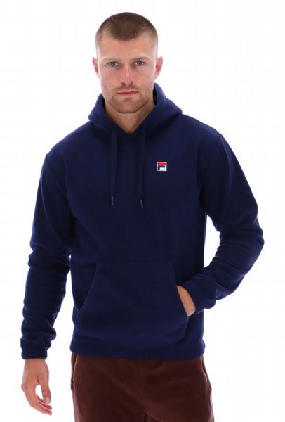 Fila Finn Mens Hoodie - Fila Navy