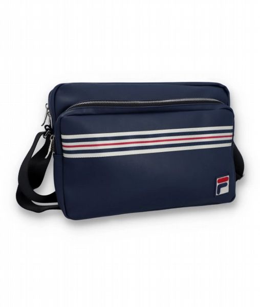 FILA DURNES Faux Leather Flight Bag-Fila Navy