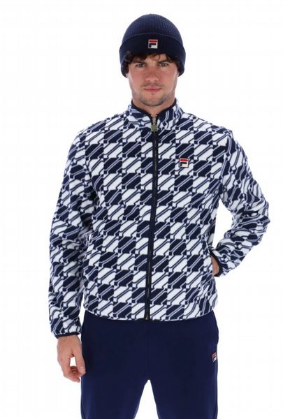 FILA CORMAN STATEMENT AOP FLEECE ZIP THROUGH MENS -FNAVY/GARD