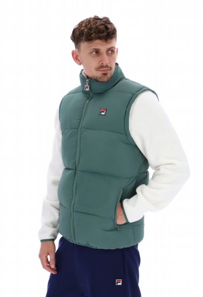 FILA MACKAY PUFFER GILET - DARK FOREST/GARDENIA