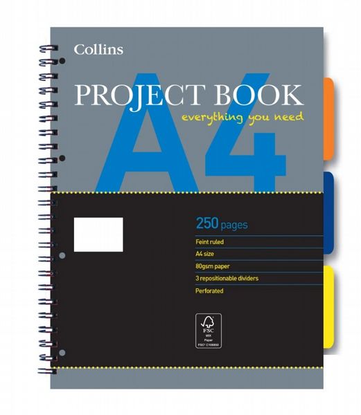 Collins Essential A4 Project Book