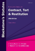 Blackstone's Statutes on Contract, Tort & Restitution (PDF eBook)