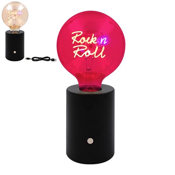 Leonardo LED Text Lamp Rock N Roll