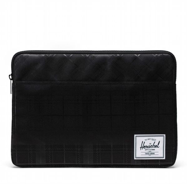 Herschel Anchor 15-16 Inch Sleeve Plaid Emboss