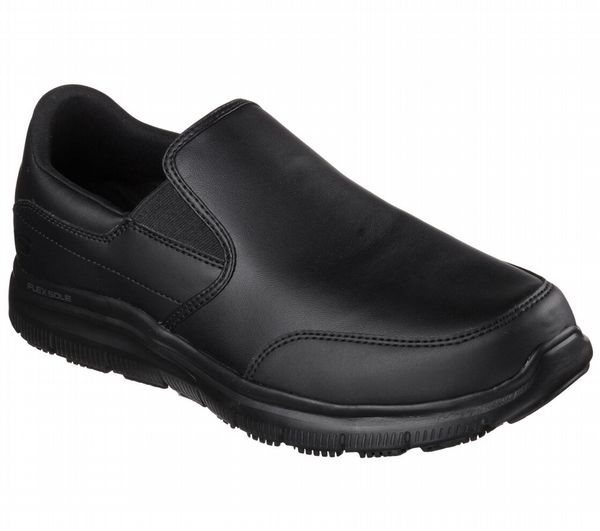 Skechers Bronwood Relaxed Fit Flex Advantage Mens Nursing Shoes Black