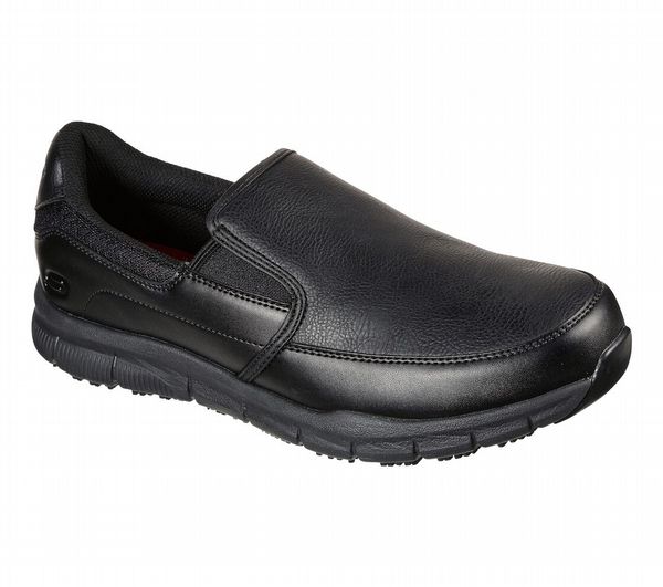 Skechers Work Relaxed Fit Nampa Mens Nursing Shoes Black