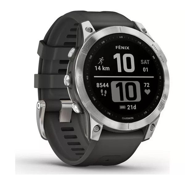 Garmin Fenix 7 - Silver & Graphite, 47 mm