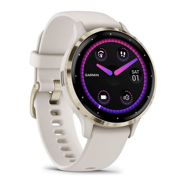 Garmin Venu 3S - Soft Gold & Ivory