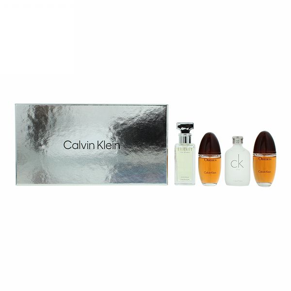  Calvin Klein Women Mini Gift Set 4 x 15ml (EDP Obsession, EDT CK One, EDP Escape,...