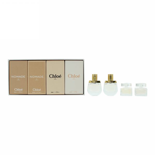  Chlo Mini 4 Piece Gift Set: Chlo Eau de Parfum 5ml - Nomade Eau de Parfum...