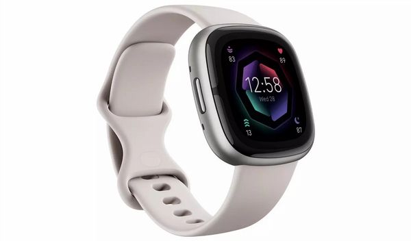 Fitbit Sense 2 Lunar White Platinum