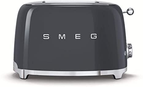 Smeg 2 Slice Toaster Slate Gray