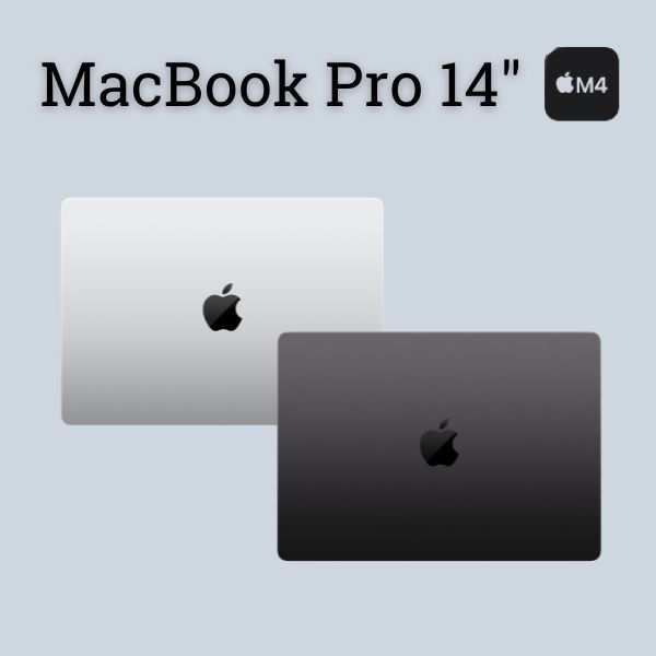 MacBook Pro 14-inch: Apple M4 chip with 10-core CPU and 10-core GPU, 24GB, 1TB SSD