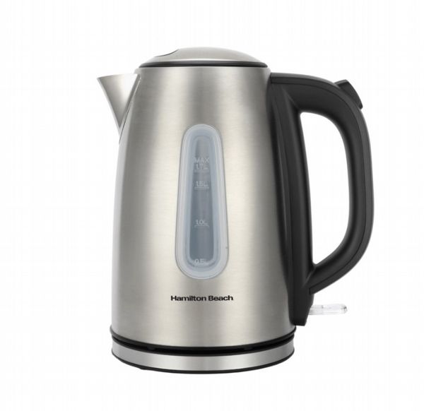 HAMILTON BEACH RISE 1.7L RISE KETTLE BRUSHED