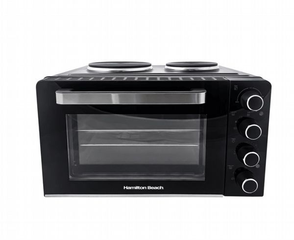 HAMILTON BEACH OVEN WITH DOUBLE HOTPLATE