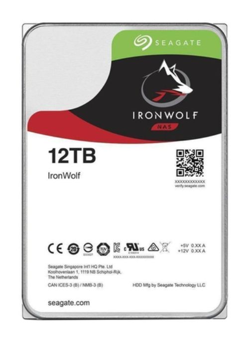 Seagate - HDD Internal 12TB IronWolf 72 SATA 3.5