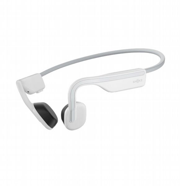 OpenMove White Bone Conduction Stereo Bluetooth Headset