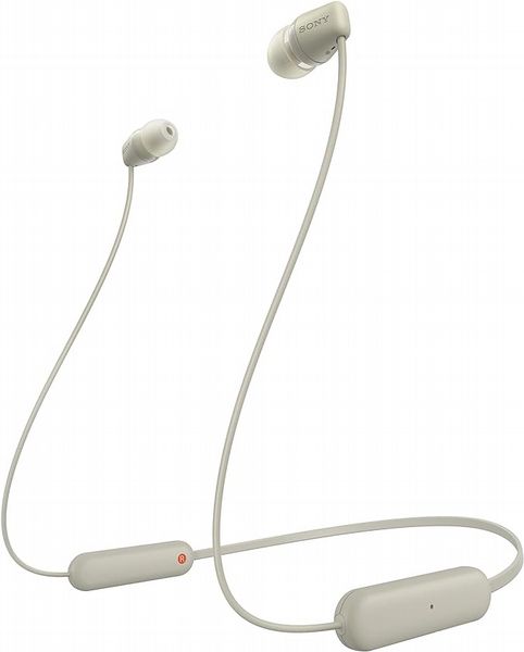 Sony C100 Wireless In - Ear Headphones Beige