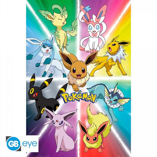 Pokmon Eevee Evolution 61 x 91.5cm Maxi Poster