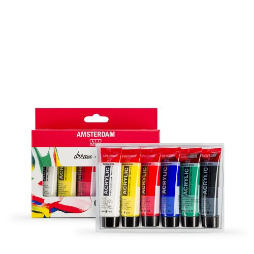 Royal Talens : Amsterdam Standard : Acrylic Paint Set : 6x20ml