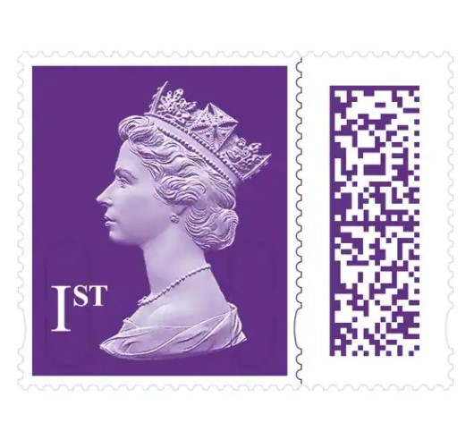 Royal Mail Postage Stamps 1st Class UK Self Adhesive Pack of 8