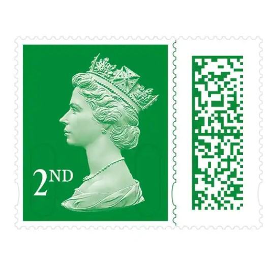 Royal Mail Postage Stamps 2nd Class UK Self Adhesive Pack of 8