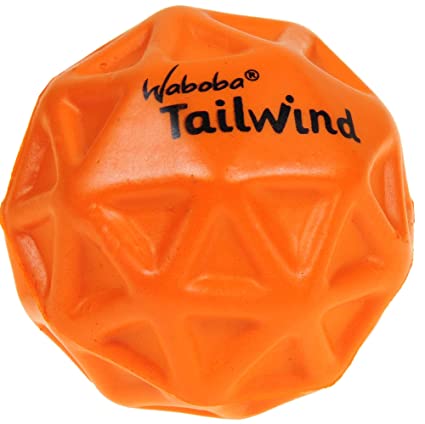 Waboba Tailwind Dog Ball - Orange - 65mm