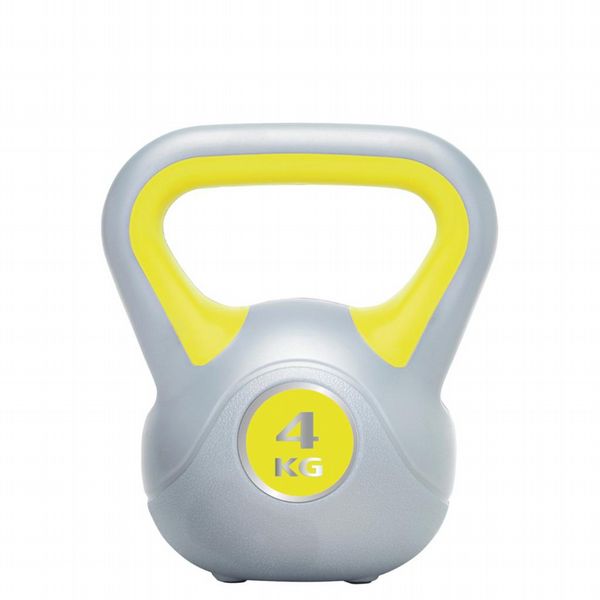 Urban Fitness Vinyl Kettlebell (4kg - Yellow)